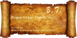 Bugarszky Tamás névjegykártya