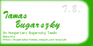tamas bugarszky business card
